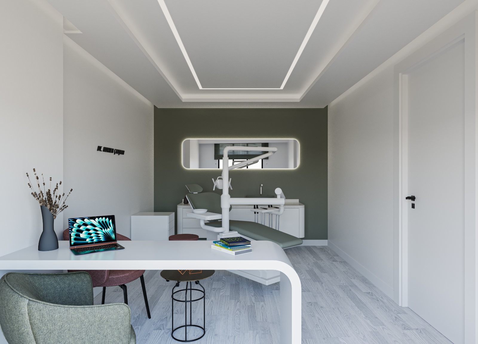 DentNora diş kliniği bekleme salonu