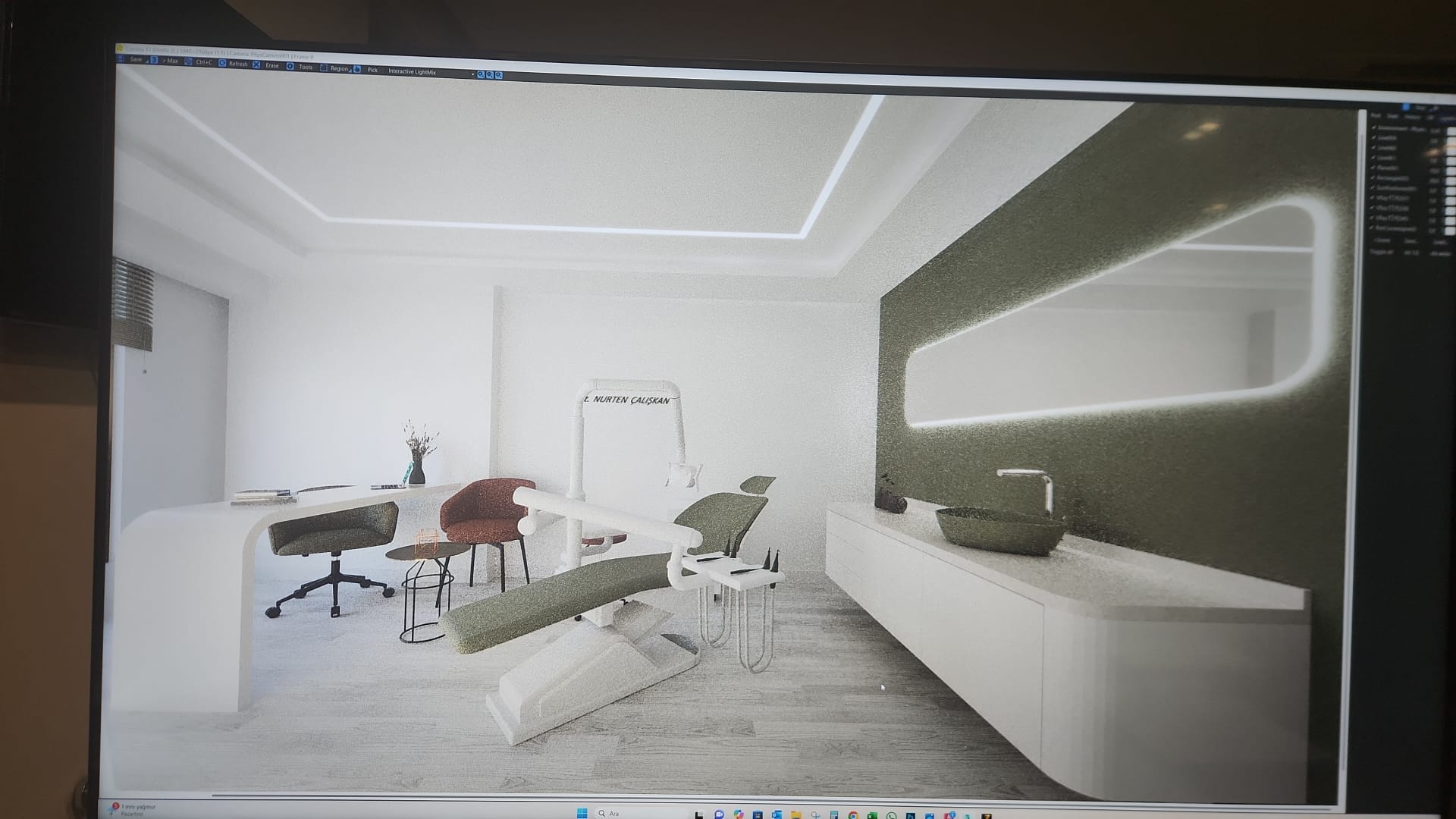 DentNora diş kliniği giriş ve resepsiyon